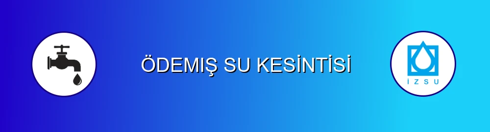 İzmir Ödemiş Su Kesintisi Sorulama Görseli