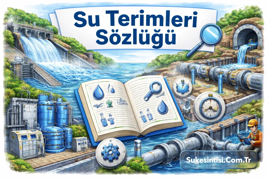 Kapsamlı Su, Baraj ve Tesisat Terimleri Sözlüğü