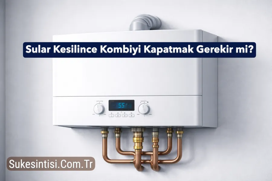 Sular Kesilince Kombiyi Kapatmak Gerekir mi?