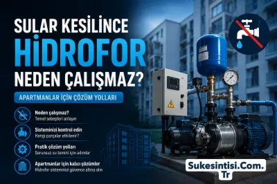 Apartmanda Su Kesintisi ve Hidrofor Devreye Girmeme Sorunu