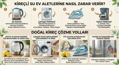 Kireçli Su Ev Aletlerine Nasıl Zarar Verir? Doğal Kireç Çözme Yolları