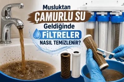 Musluktan Çamurlu Su Geldiğinde Filtreler Nasıl Temizlenir?